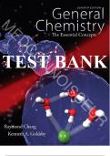 Test Bank For General Chemistry The Essential Concept 7Th Edition Raymond By Chang 