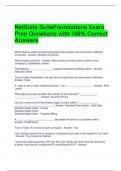 NetSuite SuiteFoundations Exam Prep Questions with 100% Correct Answers 