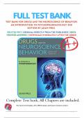 Test Bank For Drugs and the Neuroscience of Behavior: An Introduction to Psychopharmacology 2nd Edition by Adam Prus 9781506338941 Chapter 1-15 Complete Guide.