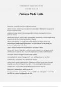 Paralegal Study Guide