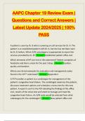 AAPC Chapter 19 Review Exam | Questions and Correct Answers | Latest Update 2024/2025 | 100% PASS