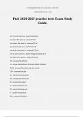 Ptcb 2024-2025 practice tests Exam Study Guide.