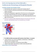 cardiovascular hematology and neoplastic disease CH 41, 46- Nursing Care of the Child