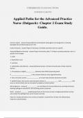 Applied Patho for the Advanced Practice Nurse (Dulgasch)- Chapter 2 Exam Study Guide.