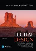 Digital Design: With an Introduction to the Verilog HDL, VHDL, and SystemVerilog 6th Edition PDF