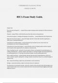 RICA Exam Study Guide.