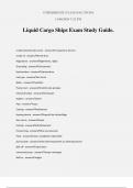 Liquid Cargo Ships Exam Study Guide.