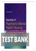 Test bank: Essentials Of psychiatric mental Health Nursing (4rd Edition By varcarolis) Chapter 1-28 Updated 2024/25.