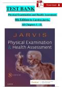 Test Bank for Physical Examination and Health Assessment 8th Edition by Carolyn Jarvis