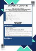 Smartsheet Certification 2024-2025  Smartsheet Core Product Certification  Exam Preparation Compilation Bundle | Grades A+| 100% Pass Guarantee | Achieve Success! 