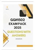 GGH1502 EXAM PACK 2025 - QUESTIONS & ANSWERS