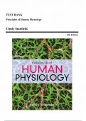 TEST BANK For Principles of Human Physiology, 6th Edition by Stanfield, Verified Chapters 1 - 24, Complete Newest Version