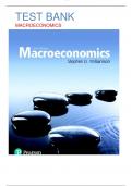 Test Bank For Macroeconomics, 6th Edition by Stephen D. Williamson| 9780134543208| All Chapters 1-18| LATEST