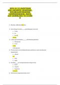 HESI A2 V2 QUESTIONS AND ANSWERS GRAMMAR, VOCABULARY,READING COMPREHENSION, MATH, A&P DOWNLOAD TO SCORE A