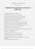 Tfm03 test Exam Questions And Answers 100% Pass