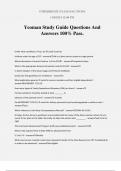 Yeoman Study Guide Questions And Answers 100% Pass.