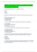 ABYC Electrical 2 Exam Questions With Complete Solutions