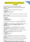 Test Bank For Burns' Pediatric Primary Care 7th Edition by Dawn Lee Garzon; Nancy Barber Starr; Margaret A. Brady; Nan M. Gaylord; Martha Driessnack; Karen Dud 9780323581967 Chapter 1-46 Newest Edition 2024 Instant Pdf Download