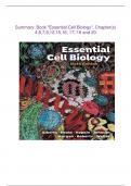 Exam (elaborations) Essential Cell Biology  Essential Cell Biology