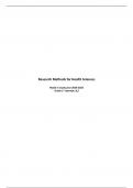 Research Methods for Health Sciences Full Summary