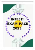 INF1511 EXAM PACK 2025 (QUESTIONS & ANSWERS)