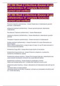 NR 566 Week 2 infectious disease drugs anthelmintics 31 complete Solutions correct and verified.