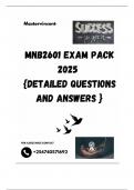 MNB2601 EXAM PACK 2025  {DETAILED QUESTIONS AND ANSWERS }