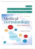 TEST BANK For Medical Terminology Get Connected, 3rd Edition, Verified Chapters 1 - 17, Complete Newest Version