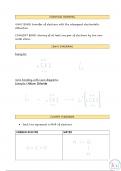 Chemical bonding notes