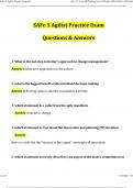 SAFe 5 Agilist Practice Exam Updated Questions and Answers (2024/2025) (Verified Answers)