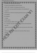 HESI RN EXIT EXAM V1-8 questions and answers