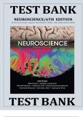 Test Bank for Neuroscience, 6th Edition (Purves 2024) All Chapters Included|| Latest Edition