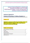 Instructor Manual: Elizabeth Co, Anatomy and Physiology, First Edition 2023, Core ISBN 9780357802212; Chapter 1-28 The Art and Science of Learning in Anatomy and Physiology