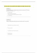 BIOL 2051 EXAM 3 ACTUAL QUESTIONS AND ANSWERS 100% CORRECT-2024/2025 UPDATE