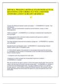 2025 SEA- PHAGES LAB FINAL EXAM WITH ACTUAL QUESTIONS AND CORRECTLY WELL DEFINED ANSWERS LATEST ALREADY GRADED A+ • *Explain the difference between sterile and aseptic.* - ANSWER>>sterile - free from bacteria aseptic - free from contamination caused