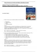 Wong's Nursing Care of Infants and Children 12th Edition Test Bank by Marilyn J. Hockenberry , Elizabeth A. Duffy , Karen Gibbs