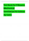 TEST BANK For Pilbeams Mechanical Ventilation 8th Edition by Cairo| Verified Chapter's 1 - 23 | Complete