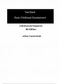 Test Bank for Early Childhood Development: A Multicultural Perspective 8th Edition (Trawick-Smith, 2022), Chapter 1-18 | Complete Guide A+