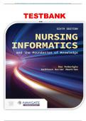 Test Bank For Nursing Informatics and the Foundation of Knowledge 6th Edition by Dee McGonigle, Kathleen Mastrian||ISBN NO:10,1284293432||ISBN NO:13,978-1284293432||All Chapters||Complete Guide A+