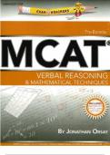 EXAMKRACKERS MCAT VERBAL REASONING & MATHEMATICAL TECHNIQUES 7TH EDITION