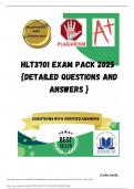 HLT3701 EXAM PACK 2025  {DETAILED QUESTIONS AND ANSWERS }