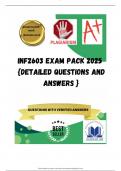 INF2603 EXAM PACK 2025  {DETAILED QUESTIONS AND ANSWERS }