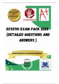 ECS3701 EXAM PACK 2025  {DETAILED QUESTIONS AND ANSWERS }