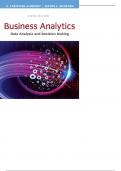 Test Bank for Business Analytics Data Analysis and Decision Making 6th Edition by S. Christian Albright, Wayne L. Winston