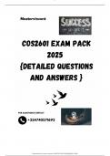 COS2601 EXAM PACK 2025  {DETAILED QUESTIONS AND ANSWERS }