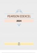 2024 Pearson Edexcel Level 1/Level 2 GCSE (9–1) 1ET0/01 English Literature PAPER 1: Shakespeare and Post-1914 Literature Mark Scheme Plus Question Paper Merged