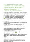 ATI PEDIATRICS CMS 2024 TEST BANKPEDS CMS CONTAINS 50 REAL EXAM QUESTIONS