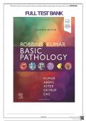 Test Bank for Robbin’s and Kumar Basic Pathology 11th Edition, ISBN No; 9780323790185 All 24 Chapters Fully Covered With Rationales (NEWEST 2024)