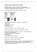 TESOL FINAL EXAM STUDY GUIDE