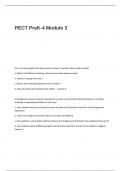 PECT PreK-4 Module 3 Exam Questions with Correct Solutions